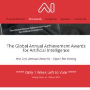 Last Week for Voting – 2nd AI Awards